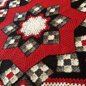 Red Star Afghan